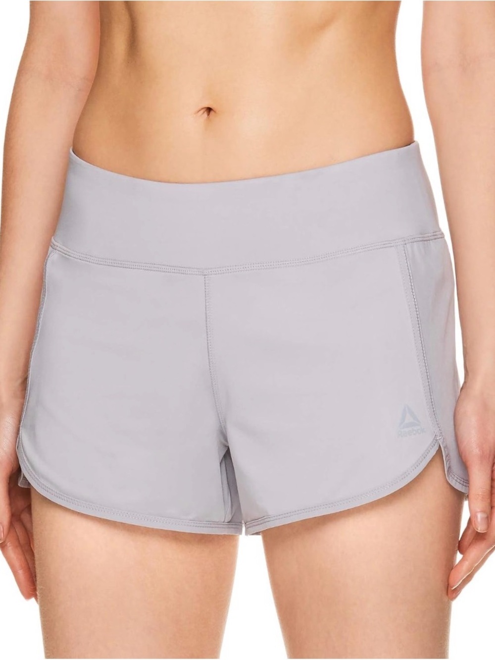 Reebok Women's Running Shorts, Relaxed Fit and Mid-Rise Waist Training Shorts